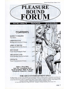 Pleasure Bound Forum Vol 2 No.3 @ Rambooks 2